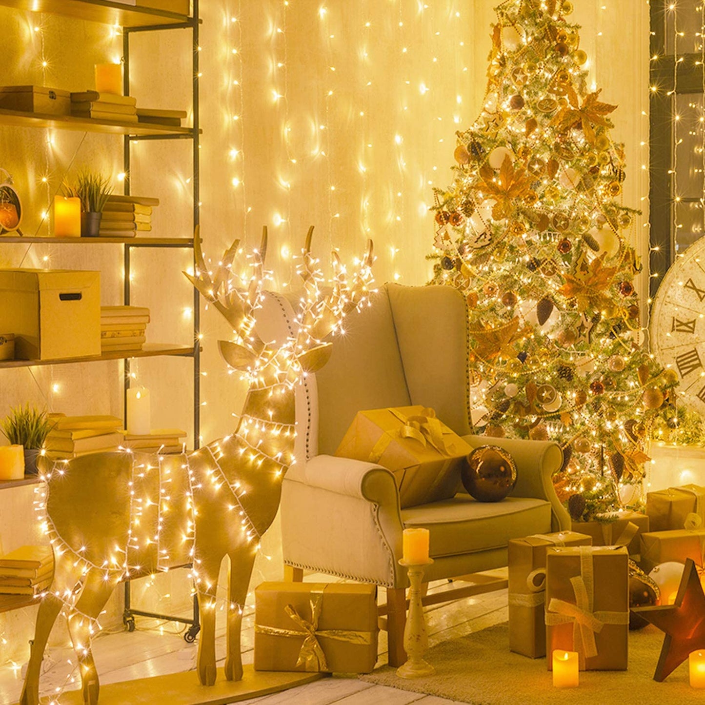 ✨ 32ft LED Rope String Lights with Remote ✨