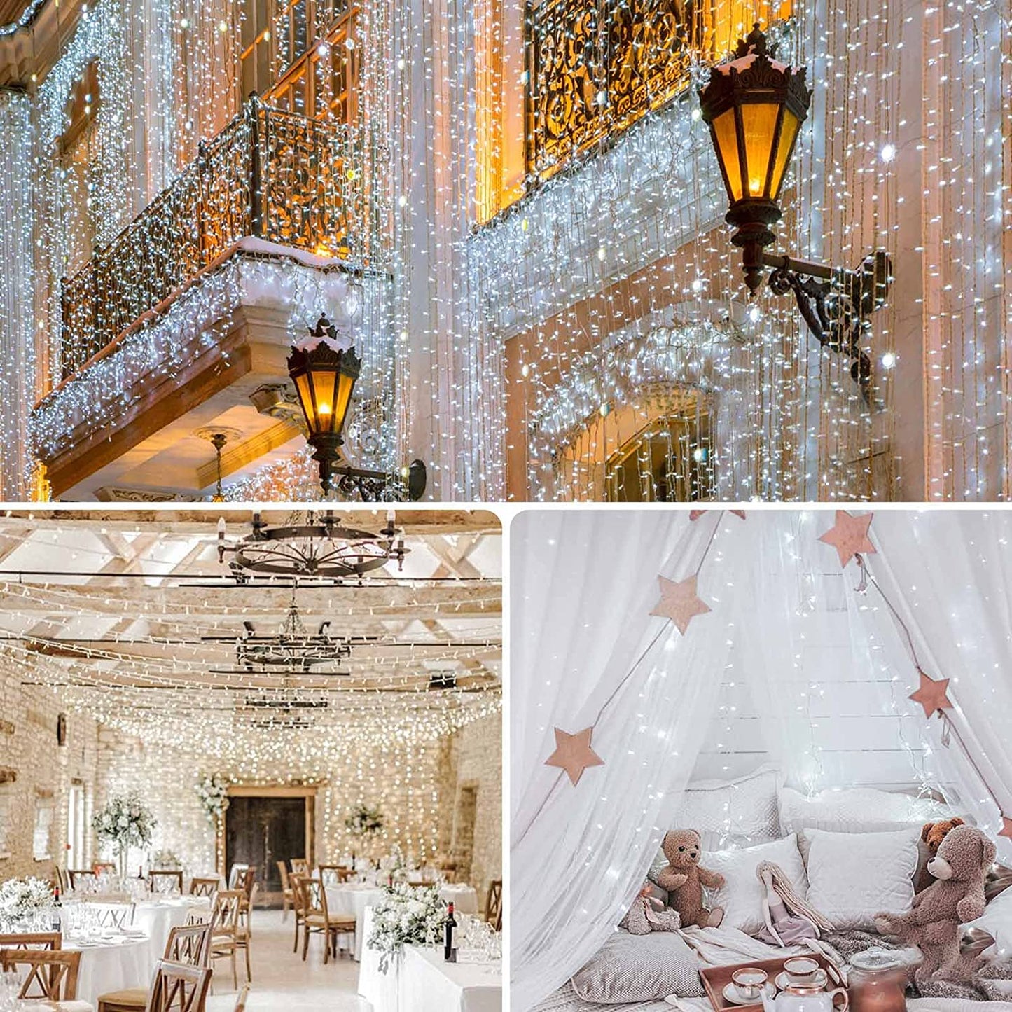 ✨ 32ft LED Rope String Lights with Remote ✨