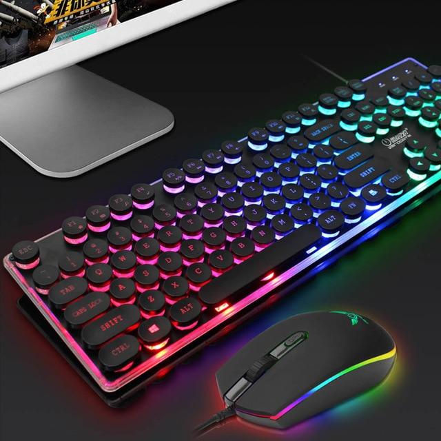 Dragon LED Backlit Gaming Keyboard & Mouse Set