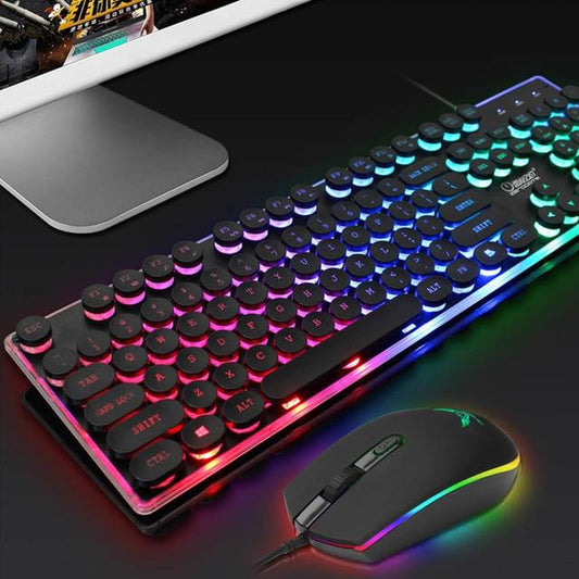 Dragon LED Backlit Gaming Keyboard & Mouse Set