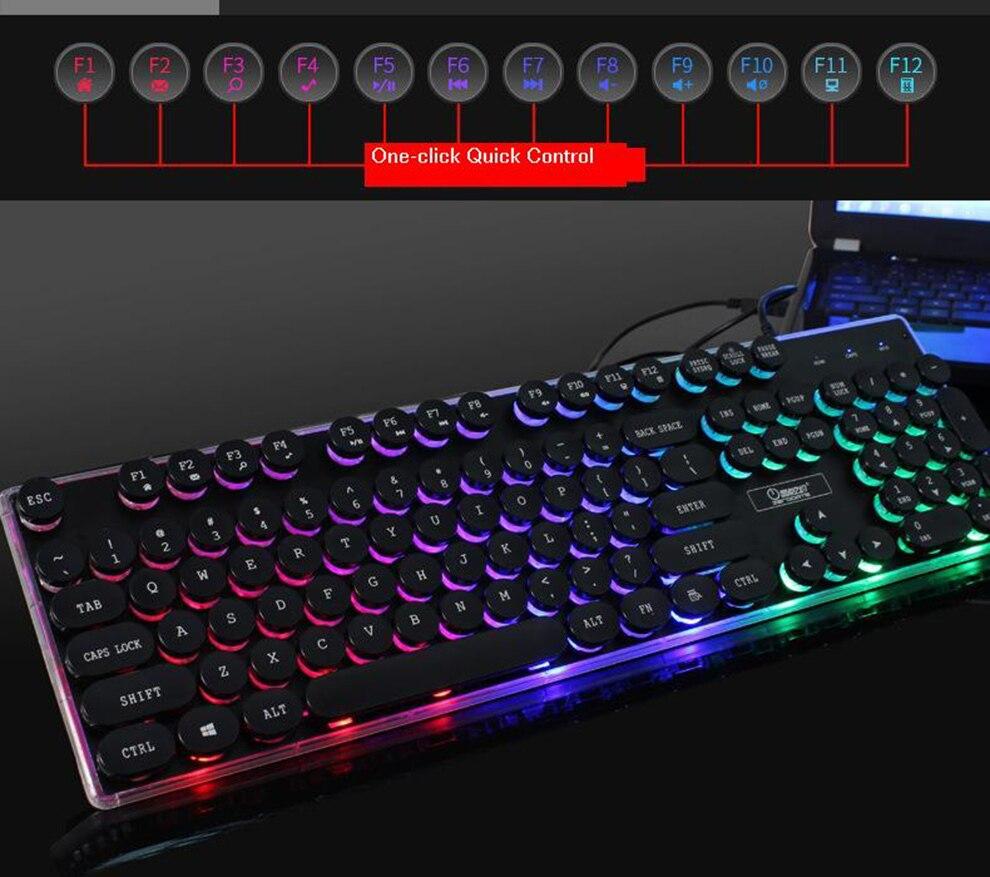 Dragon LED Backlit Gaming Keyboard & Mouse Set
