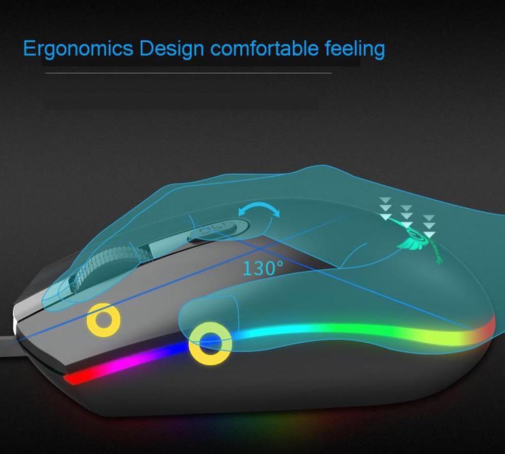 Dragon LED Backlit Gaming Keyboard & Mouse Set